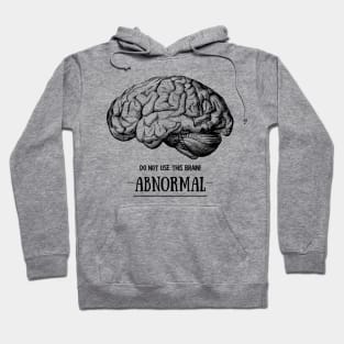 Young Frankenstein Abnormal Brain: Black Hoodie